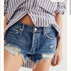 Free People Jean Shorts